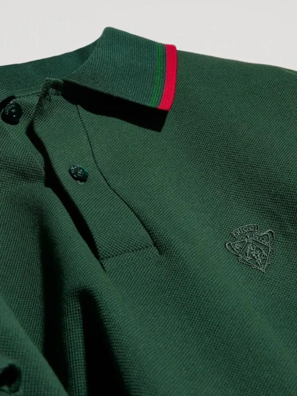 Gucci Short Sleeves Polo Shirt With Logo Tag Size L Men